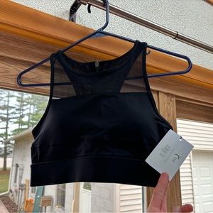 Zyia Black All Star Sports Bra, Medium, brand new